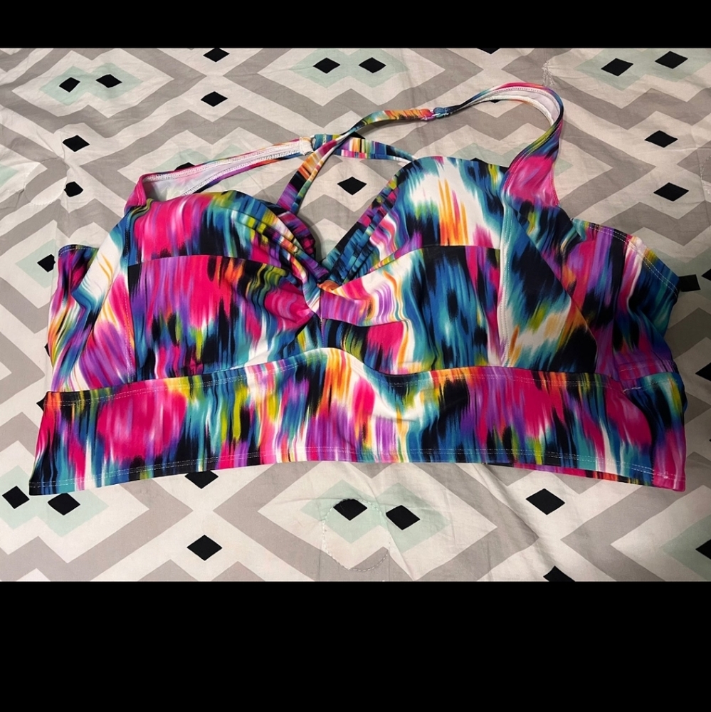 Torrid colorful bikini top